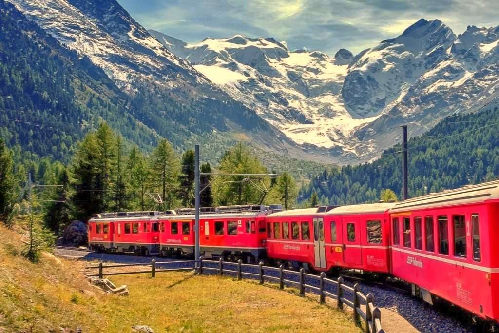 Trenino Del Bernina, Da St. Moritz A Pavia