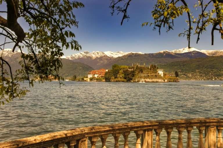 Italia Piemonte Lake Maggiore Lake Landscapes And Greenmountain Sides(6)